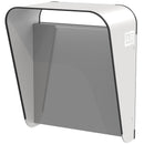 Copertura per Stazioni di Carica Auto Elettriche 50x67x30 cm in Alluminio Wallbox Cover Plus Bianco/Silver