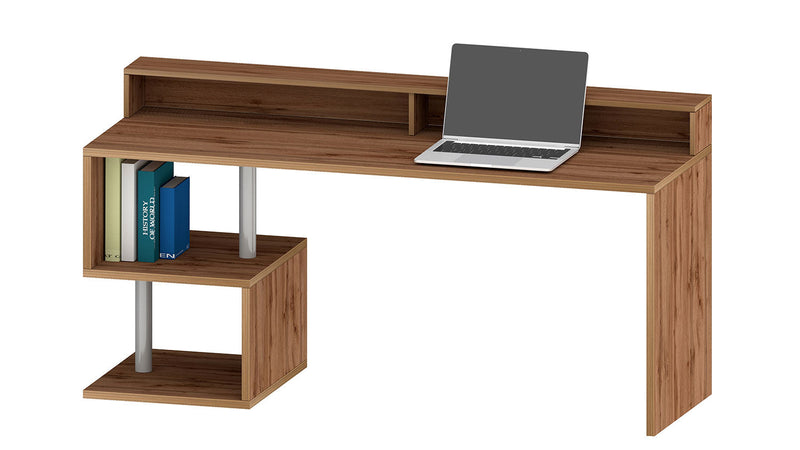 Scrivania a Giorno 180x60x92,5 cm Esse Rovere Wotan  