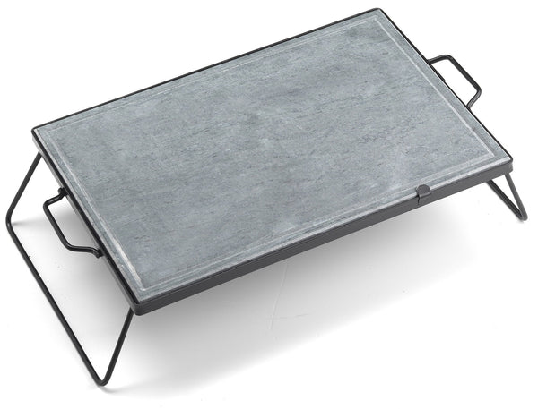 Pietra Ollare 40x50 cm con Supporto Pieghevole Ompagrill DS40/50/BLACK sconto