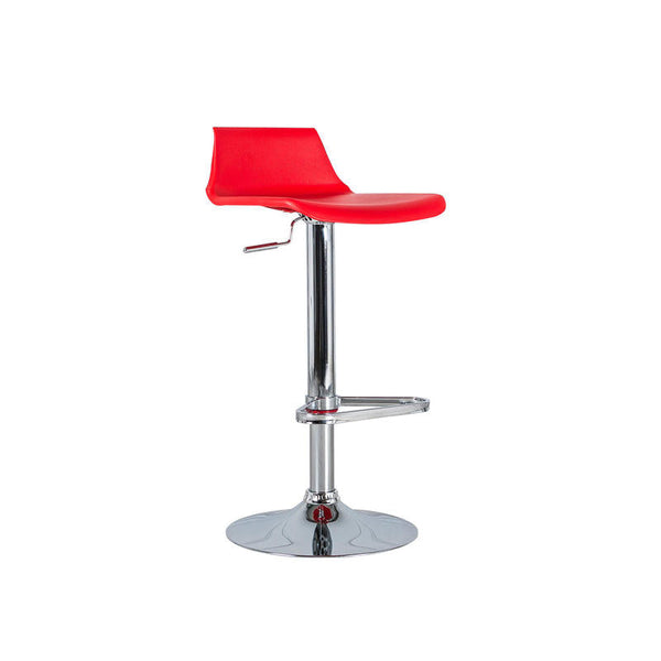 prezzo Sgabello Bar 39x41xH72/94 cm in Polipropilene Fred Rosso