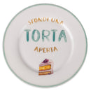 Set 4 Piattini Dolce Ø19x1,5 cm in New Bone China VdE Tivoli 1996 Le Travisate Bianco