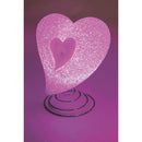 Lampada Cuore 15x5x15 cm con Led Bianco Caldo e Multicolor