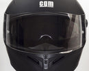 Casco Integrale per Scooter Visiera Lunga CGM Tampere 316A Nero Opaco Varie Misure