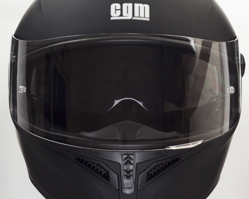Casco Integrale per Scooter Visiera Lunga CGM Tampere 316A Nero Opaco Varie Misure