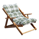 Cuscino per Poltrona Relax 56x16x110h cm in Cotone Verde