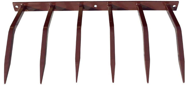 Barriera Antintrusione con Punte in Acciaio 49x25 cm per Balconi Muri di Cinta Marrone online