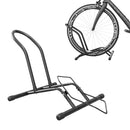 Cavalletto Portabici per Pneumatici in Acciaio 59x41x38 cm Nero 