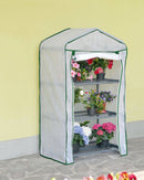 Telo Ricambio per Serra Verdemax Azalea 3 Ripiani 70x50x125 cm in TNT Bianco      