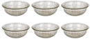 Set 6 Ciotole Ø13,4x5,5 cm  in Vetro VdE Tivoli 1996 Imperial Fumè