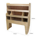 Scaffalatura per Furgone Van VW Transporter SWB 97,4x37x120,3 cm in Compensato   