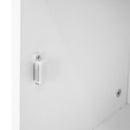 Pensile Mensola Cubo con 1 Anta Libreria da Parete Scaffale Bianco 35x35cm Design Moderno