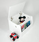 Cassapanca Baule in Legno 66x51x42,5 cm Giada Bianco