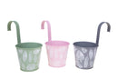 Set 4 Contenitori Decorativo da Appendere 14 H24 cm 