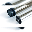 Gambe per Tavola Ø60 mm di Acciaio Nichel Satinato Acciaio Emuca