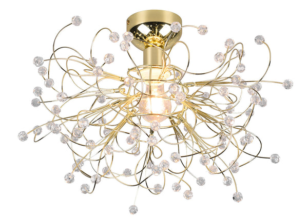 online Plafoniera da Interno Attacco E27 in Metallo Ottone lucido