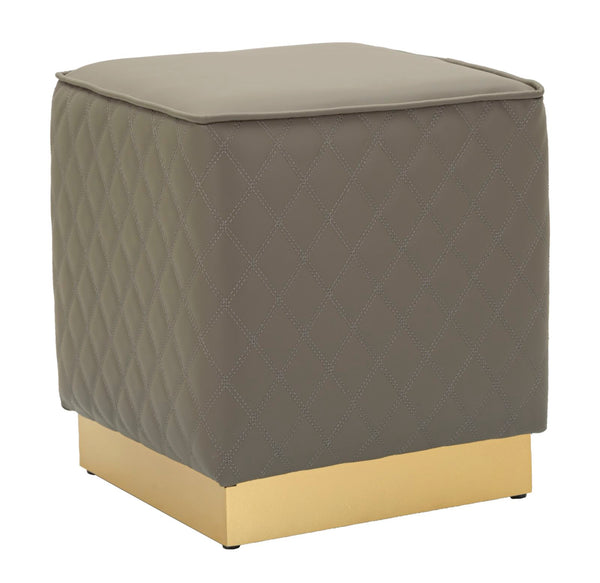 acquista Puff Quadrato Sharon 38x38x38 cm in Pino e MDF e Metallo e Plastica