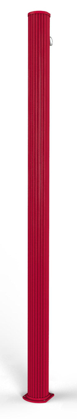 Doccia Solare da Giardino 25L Miscelatore e Lavapiedi Arkema Jolly S Cherry