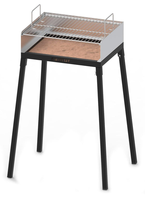 sconto Barbecue a Carbone Carbonella con Griglia in Acciaio Inox Famur BK 6 Camping