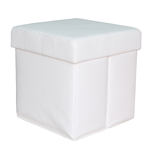 prezzo Pouff Pouf Puff Contenitore Modello Storage 38X38X38 Cm Colore Bianco