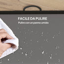 Tappetino Ginnastica Pieghevole 240x120x5 cm Antiscivolo Materassino Fitness Grigio      