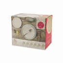 Servizio Piatti 18 Pezzi in Gres Villa d'Este Acqua Marina