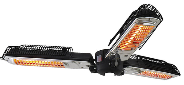 Stufa da Esterno Lampada Riscaldante Elettrica per Ombrelloni 2000W Kraus Demetra sconto