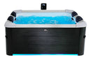 Vasca Idromassaggio da Esterno Spa Riscaldata 160x160x65 cm 6 Posti Wi-Fi Oslo Smart