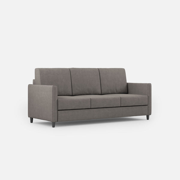 Divano 3 Posti 198x85x85 cm Karay in Tessuto Grigio sconto