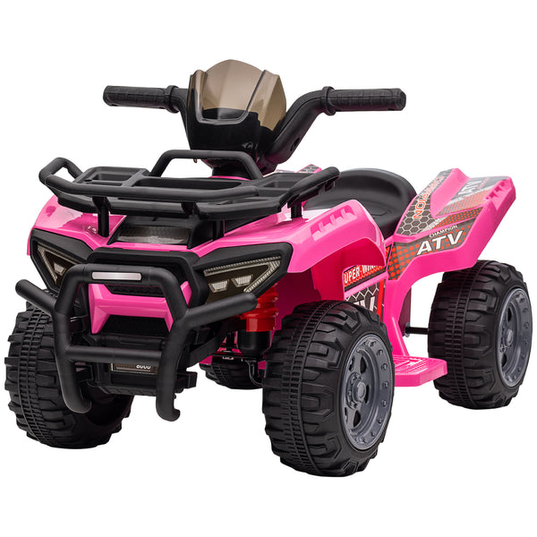 prezzo Quad Elettrico per Bambini 18-36 Mesi con Batteria Ricaricabile 6V 70x42x45 cm in Metallo e PP Rosa