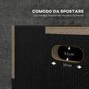 Box Jump Pliometrico a 3 Altezze 76-61-51 cm in Legno Antiscivolo Nero