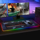 Tappetino Mouse Tastiera Gaming XXL 90x40 Mousepad Luce LED RGB Cambio Colore-2
