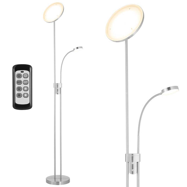 Lampada PIantana da Terra Touch LED 36W 2000Lm 2 Luci Dimmerabile + Telecomando online