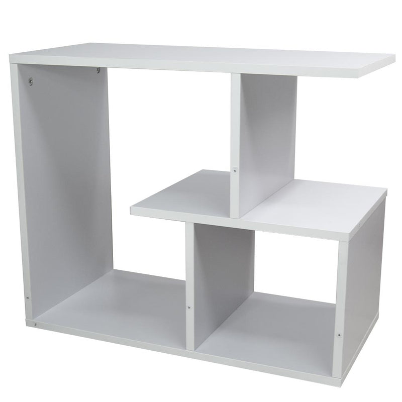 Tavolino Design Moderno 5 Ripiani 60x30x50cm Casa Ufficio Bianco-2