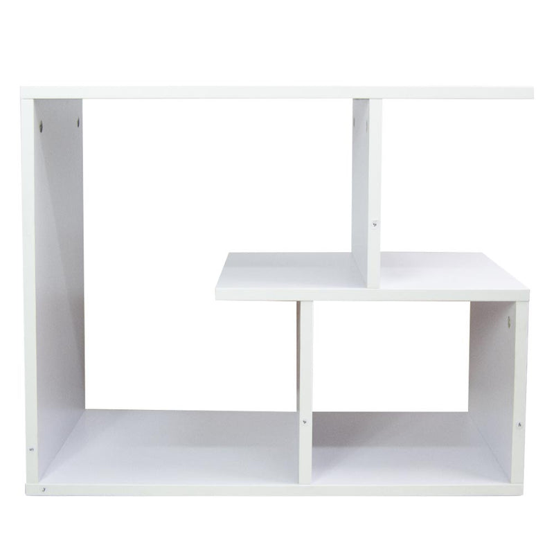 Tavolino Design Moderno 5 Ripiani 60x30x50cm Casa Ufficio Bianco-4