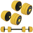 Set Manubri da 30kg (4x2.75kg+4x2.5kg+4x2kg) Bilanciere Pesi Fitness Allenamento-1