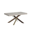 Tavolo Allungabile 160/264x90 cm Volantis Cashmere Gambe Multicolore 4/C      