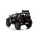 Macchina Elettrica per Bambini Fuoristrada Adventure 12V con Telecomando e Sedile in Pelle Nero