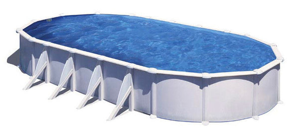 prezzo Piscina Ovale Fuori Terra 1000x550xh132 cm in Acciaio e PVC Gre Atlantis