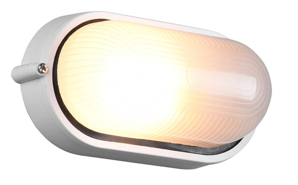 Plafoniera da Esterno Attacco E27 in Alluminio Bianco Opaco acquista