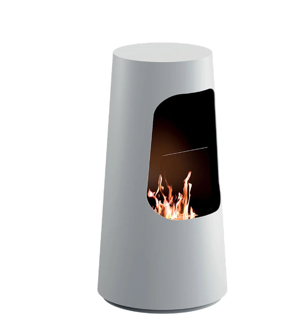 Camino a Bioetanolo da Pavimento Ø50x96 cm 2500W 2L Dubai Bianco prezzo