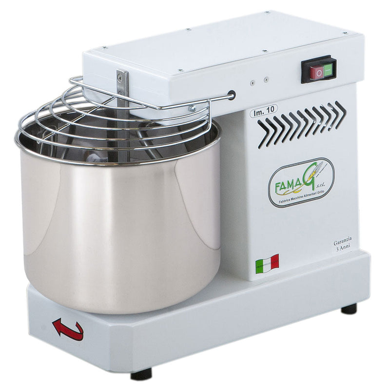 Impastatrice a Spirale Testa Fissa 10Kg 400W Famag IM10/230