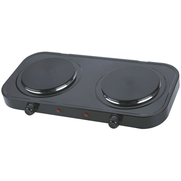 prezzo Fornello Elettrico Doppio 44,8x3,5x22 cm 2000W Nero