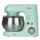 Impastatrice Planetaria 5 Litri 6 Velocità 1300W Ciotola in Acciaio Kooper Atena Verde Chiaro