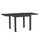 Tavolo da Giardino Allungabile 82/163x82xH75 cm in alluminio Lipari grigio