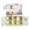 Cucina Giocattolo in Legno con Utensili Bianco 71x30x97.5 cm 