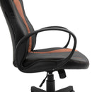 Sedia da Gaming Ergonomica in Similpelle  Marrone e Nera