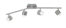 Faretto da Interno a LED in Metallo Nickel Opaco
