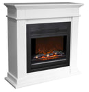 Camino Elettrico da Incasso Effetto Fiamma 1800W Ruby Fires Lucius Nero con Telecomando