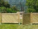 Recinzione da Giardino 180xH90 cm Selenia in Legno