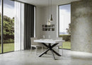 Tavolo Allungabile 140-244x90x77 cm Volantis Bianco Frassino   